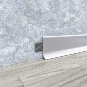 ПЛИНТУС НАКЛАДНОЙ АЛЮМИНИЕВЫЙ, 40ММ.